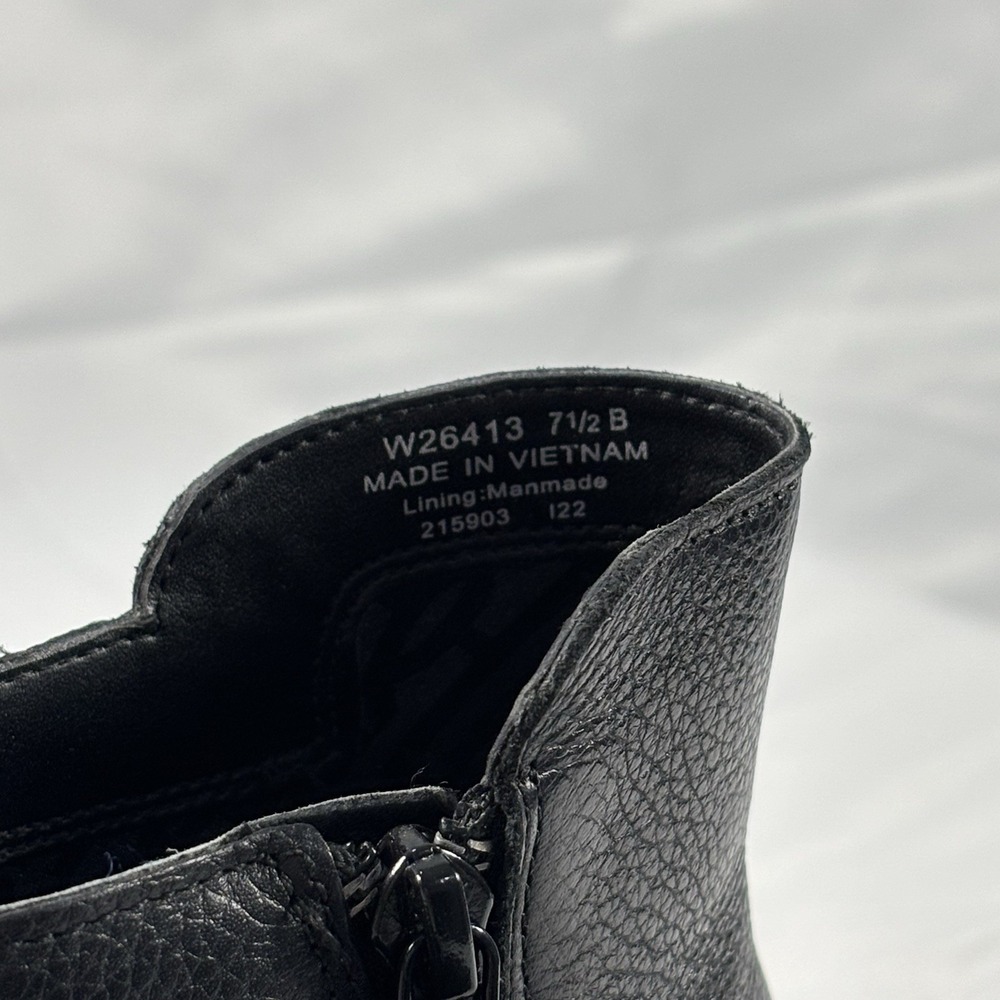 Cole Haan Womens Waterproof River Pebble Leather Chelsea Boots Black W26413 7.5B - Picture 7 of 7